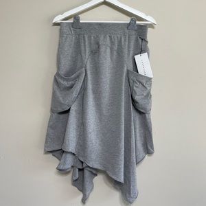 Rezrekshn Asymmetric Jersey cotton skirt S NWT